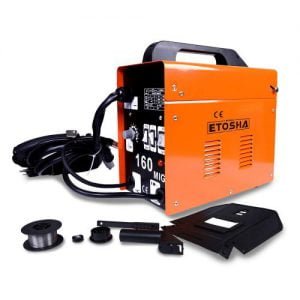 MIG 160 Welder Portable Flux Core Wire Gasless Automatic Feed Welder